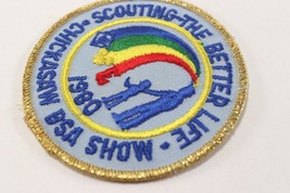 Vtg 1980 The Better Life Show Chickasaw Council Boy Scouts of America BSA Patch - £8.78 GBP