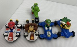 Nintendo Super Mario Kart McDonalds Happy Meal Hot Wheels Toy Lot of 5 Bowser DK - $9.49