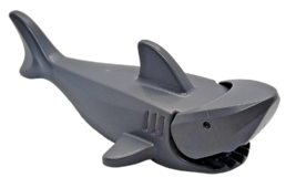 Lego MiniFigure Dark Grey Shark with Rounded Nose Without Molded Eyes 14... - £6.73 GBP