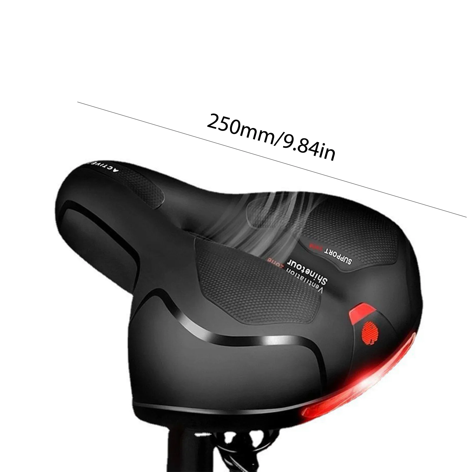 PU Leather MTB Bike Saddle Seats Universal  Road Bicycle Seat Shock-absorbing Ta - £101.41 GBP