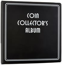 BCW Album - Coin Collectors - Black | 3-Inch Coin Album Binder | Heavy Duty D-Ri - $15.01