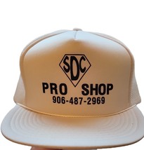 SDC Pro Shop Adjustable Snap Back Trucker Cap Hat Michigan Tech Vintage ... - £18.64 GBP