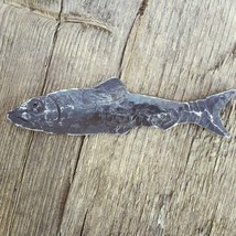 Hand forged fish, forged Iron, Black Steel - $18.99