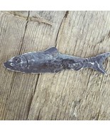 Hand forged fish, forged Iron, Black Steel - €16,49 EUR