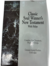 Classic Soul Winner&#39;s New Testament with Helps (KJV) Black Leather - $22.80