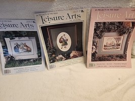 Lot Of 3 Vtg Leisure Arts Magazines 1990s And 1992 - $13.77