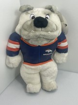 Vintage  Denver Broncos souvenir 10&quot; Bulldog Dog Plush Stadium Giveaway ... - $16.82