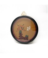 Chinese Jade Imitation Round Wall Art Plaque New Old Stock With Box Mid-... - $23.76