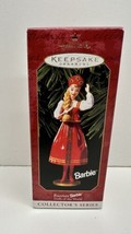 1999 Russian Barbie Dolls of the World Hallmark Keepsake Vintage Ornament - $10.84