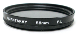 Quantaray 58mm P.L Japan Camera Filter - $9.49