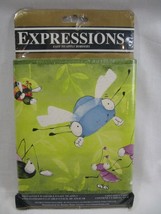 Expressions Prepasted Wallpaper Border 15 Feet Happy Comic Flying Bugs Insects - £10.05 GBP