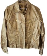 NWT NEW CLASSY Ralph Lauren Jeans Co Women LARGE Metallic Gold Denim Jea... - €51,29 EUR