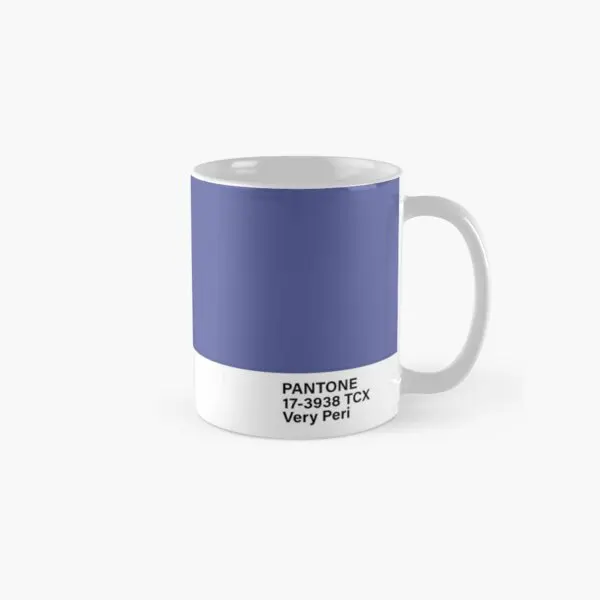 Pantone 17 3938 Tcx Very Peri Year 2022 Mug Cup Coffee Tea Gifts Drinkware Handl - £16.05 GBP