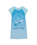 Disney Girl&#39;s Stitch &#39;Sleep Tight Under The Moonlight&#39; Blue Nightgown, Gown - $426.38 MXN