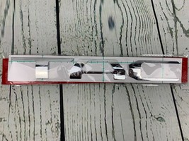 3D Raised Tailgate Insert Metal Letters Zinc Alloy Rear Chrome - £15.99 GBP