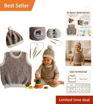 Create Cherished Keepsakes: Baby Knitting Kit for Beginners with Luxurio... - $57.37