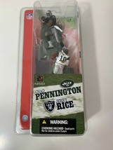 Jerry Rice Oakland Raiders Chad Pennington New York Jets Mini McFarlane 2 Pack - £14.82 GBP