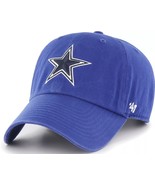 Dallas Cowboys NFL &#39;47 Kids Youth Royal Blue Clean Up Hat Cap Adjustable - $368.02 MXN