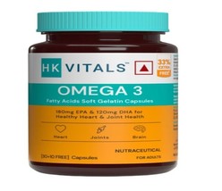 Pack of 1 - Omega-3 by HealthKart, (30+10 softgels) - £11.82 GBP