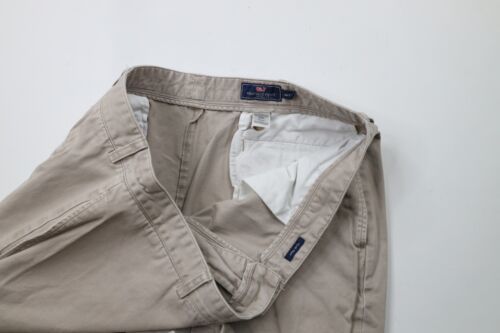 Vineyard Vines Mens 40x26 Faded Club Wide Leg Chino Pants Trousers Beige Cotton Item image 8