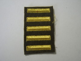 WW2 US ARMY OVERSEAS SERVICE BARS 5 BARS 2 YEARS 6 MOS SERVICE UNUSED NO... - $7.00