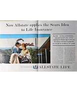 Allstate life insurance Sears Your in good hands 2 page ad 1962 Vintage ... - $246.59 MXN