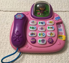 VTech DORA THE EXPLORER Dial and Learn Phone - Educational, HARD TO FIND!!! - £32.58 GBP