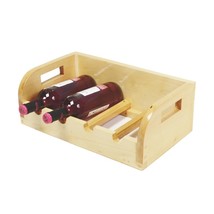 Wooden Wine Rack Handmade Home Grape Wine Holder Shelf Cabinet/Bottle Rack - £24.42 GBP