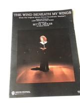 The Wind Beneath My Wings - Sheet Music Piano Vocal Bette Midler 000321838 - £7.08 GBP