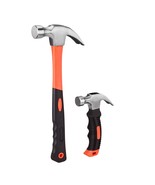 2 Piece Hammer Set,Includes 1 Pack 8 Oz Mini Stubby Claw Hammer And 1 Pa... - £23.69 GBP