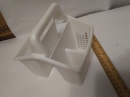 white square silverware drainer caddy - £9.85 GBP