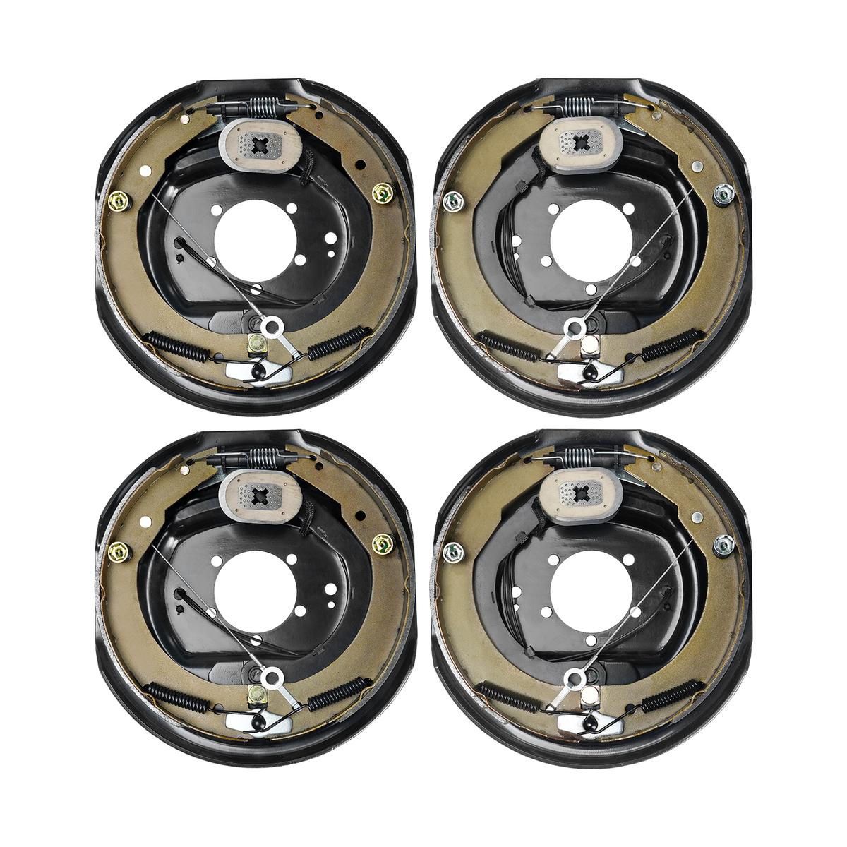 VEVOR Electric Trailer Brake Assembly, 12&quot; x 2&quot;, 2 Pairs Electric Brakes... - $142.90