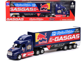 Peterbilt 387 Truck Dark Blue &quot;Red Bull - Troy Lee Designs - GASGAS&quot; 1/32 Die... - £59.65 GBP