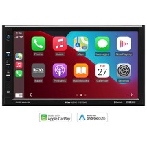 Boss 7 Double DIN MECHLESS Fixed Face Touchscreen Receiver with Apple Ca... - £211.41 GBP