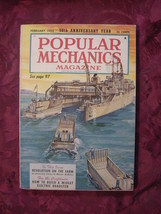Popular Mechanics Magazine February 1952 Minesweepers Daniel Boone Vi - £6.94 GBP