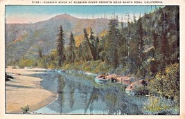 Santa Rosa California~Russian River At Russian River Heights~Postcard - £6.50 GBP