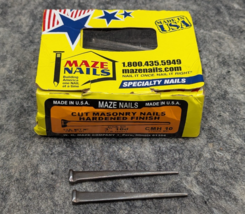 Maze 10d x 3 In. Hardened Steel Tapered Masonry Nails (48 Ct., 1 Lb.)  C... - $146.15 MXN