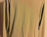 Uomo Arnold Palmer Golf Beige Pullover Camicia Piccolo Cotone - $6.72