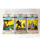 Lot Of 3 Sealed VHS The Greatest Adventure Stories From The Bible Hanna-... - £14.84 GBP
