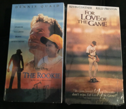 VHS lot of 2 movies The Rookie and For Love of the Game New/Sealed - £7.00 GBP
