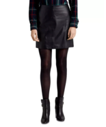 LAUREN RALPH LAUREN Womens Leather Pencil Mini Skirt 14 Black Defective ... - £40.02 GBP