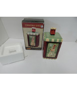 Christmas Quilt Ceramic Canister from Cracker Barrel Snowman - $470.43 MXN