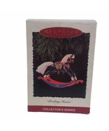 1996 Hallmark Rocking Horse Keepsake Christmas Ornament 16th Last In Series - $18.46