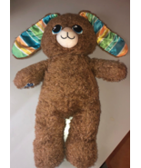 BUILD A BEAR Chocolate Bunny Rabbit Striped Floppy Ears 17” Plush Stuffe... - $13.43 CAD