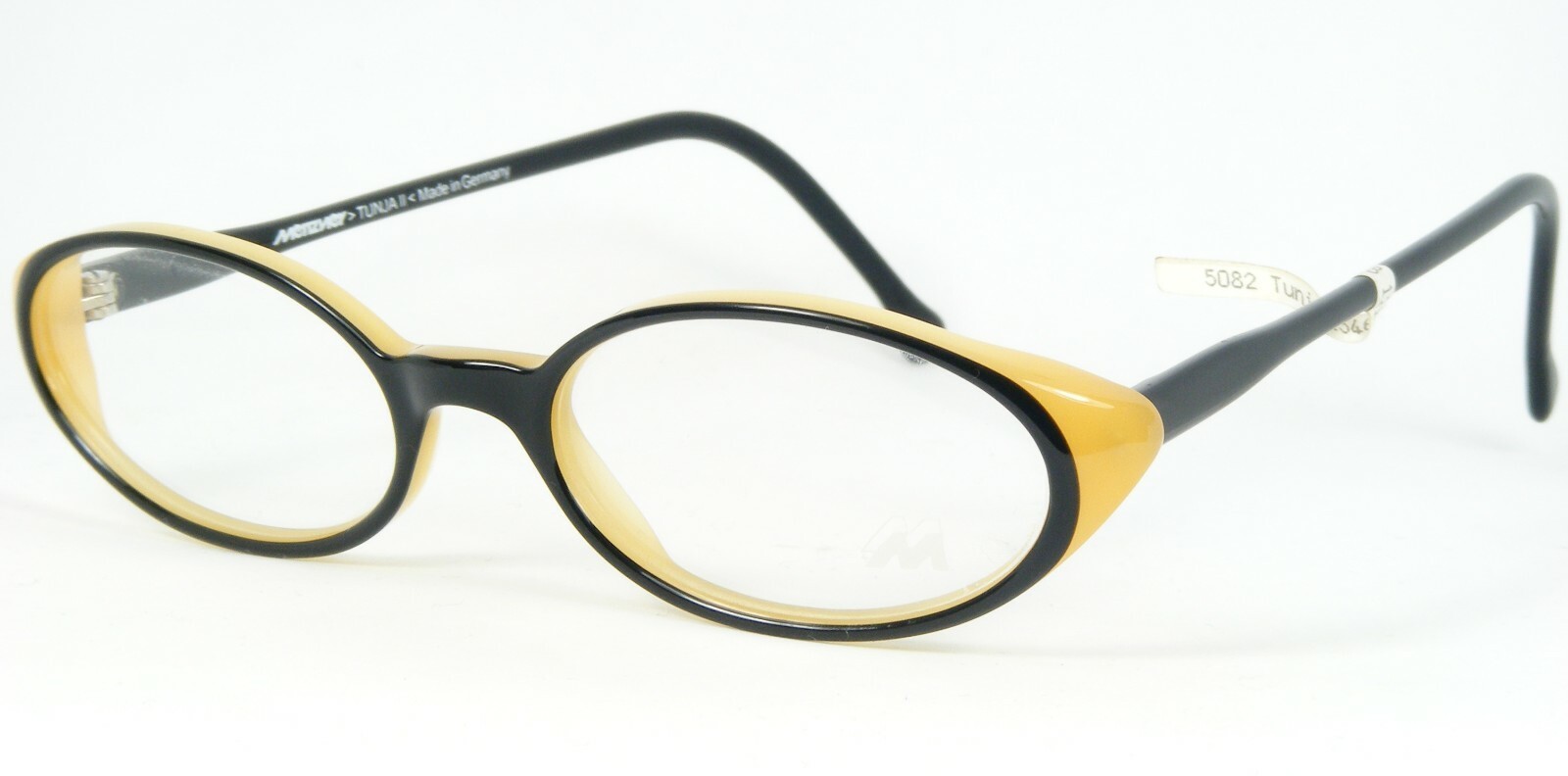 Metzner Tunja Ii 1546 Nere / Beige Montatura Occhiali 48-18-140mm Germania - $56.42