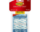 Command Clear Mini Hooks Mega Pack, 42 Hooks, 48 Strips 1 Pack - $12.76