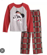 Disney NWT Jammies for families women’s S 2-piece red flannel Minnie mou... - £23.45 GBP