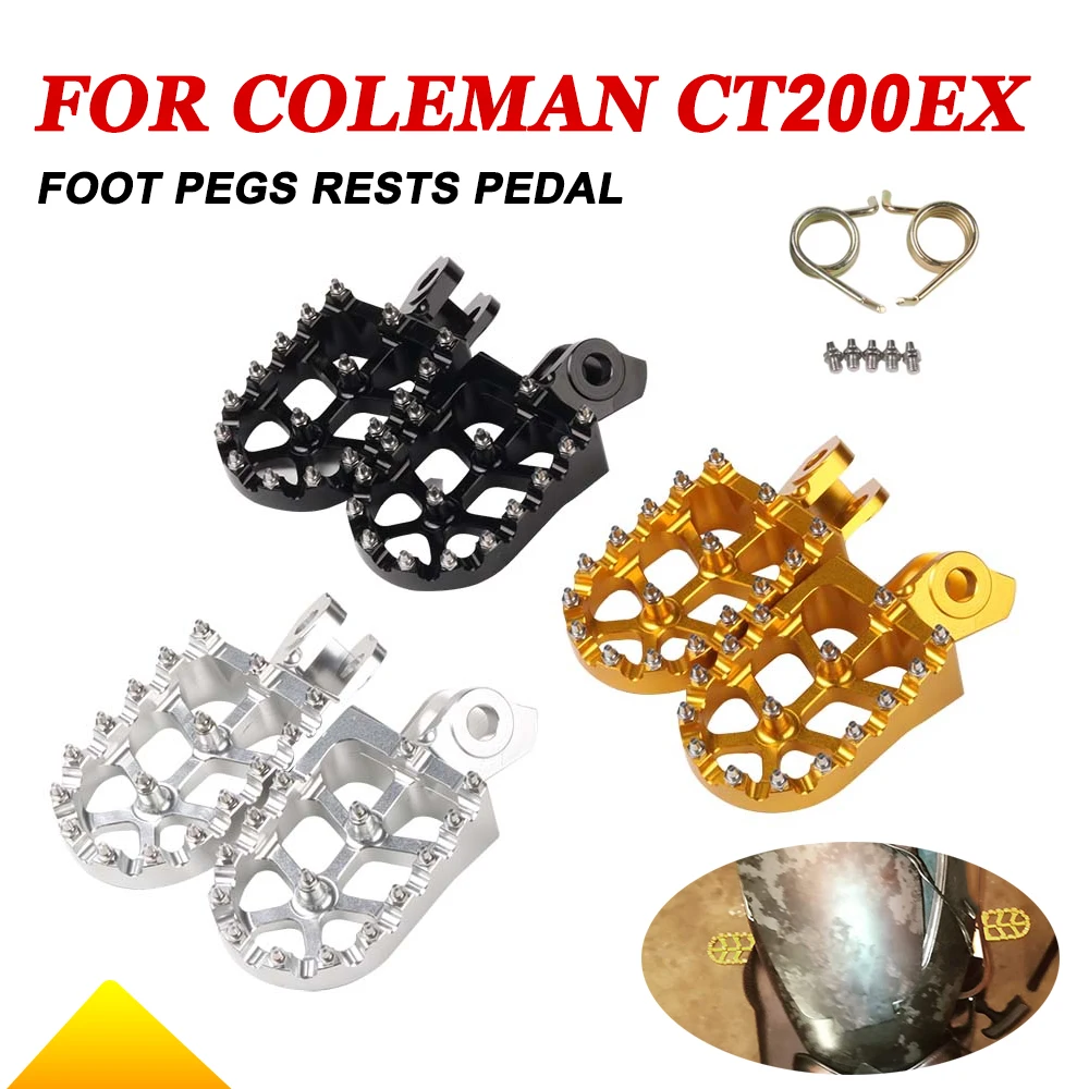 Motocross Footrest Foot Pegs Rests Footpegs Pedal For Coleman CT200EX CT... - £37.54 GBP