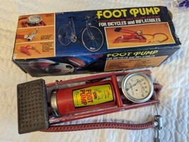 VTG Quality Foot Air Pump Car Tires/Bicycle/Bike/Balls By Custom Accessories - £10.24 GBP