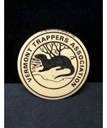 1950s 60s Vermont Trappers Association Pin Button Pinback - Hunting Fish... - $293.45 MXN